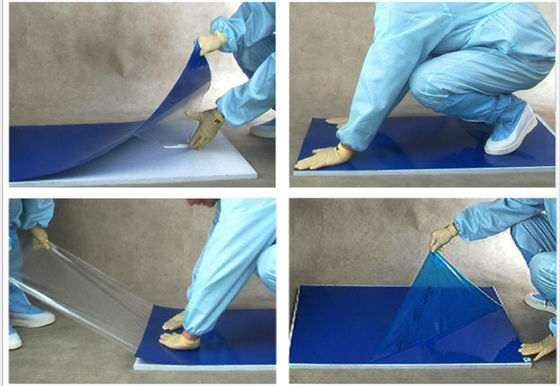Mehrfunktionale antibakterielle klebrige Mat Blue Disposable Clean